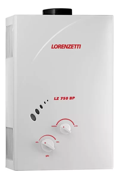 Aquecedor De Água a Gás - Lorenzetti LZ750BP Glp Vazão 7,0L Cor Branco